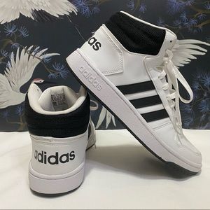 Men’s Adidas Hoops 2.0 Mid Top Sneaker (BB7208)